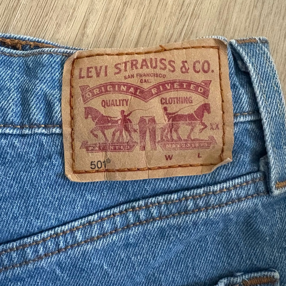 Levi's Blue Jean Shorts Classic Style